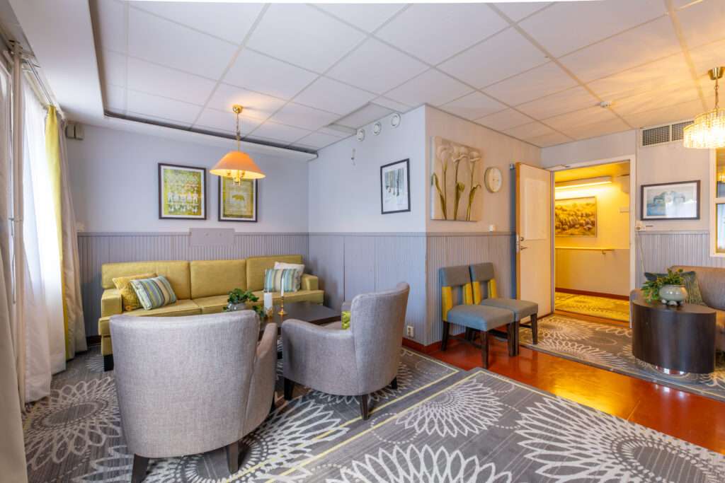 Njut i mysiga hörnan och koppla av på Esplanadens Vandrarhem